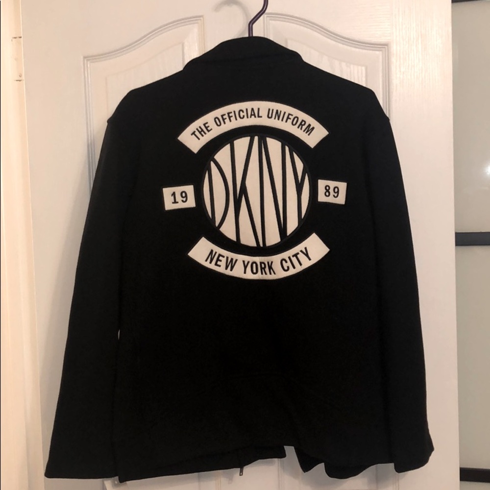 DKNY Spring Moto Side Zip Long Sleeve Jacket